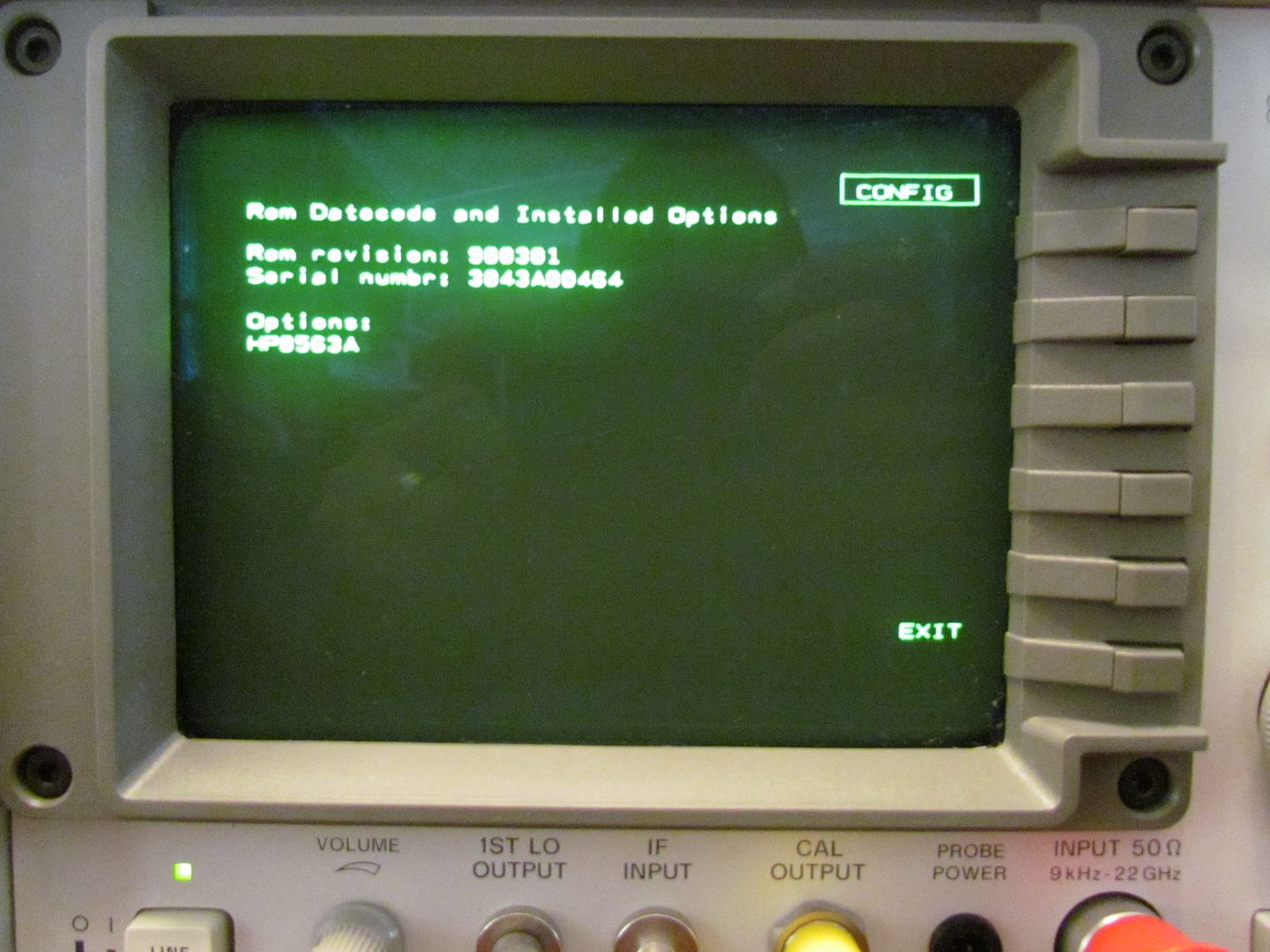 HP / Agilent 8563A 9 KHz to 22 GHz Portable Spectrum HP / Agilent 8563A 9 KHz to 22 GHz Portable Spectrum